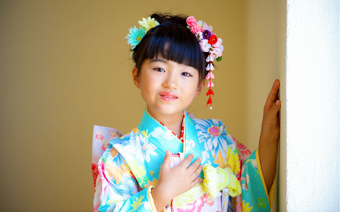 七五三撮影サンプル7才女の子