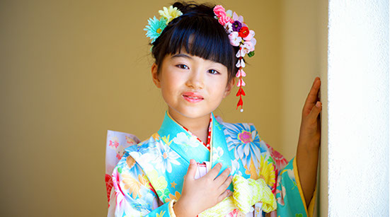 七五三撮影サンプル7才女の子