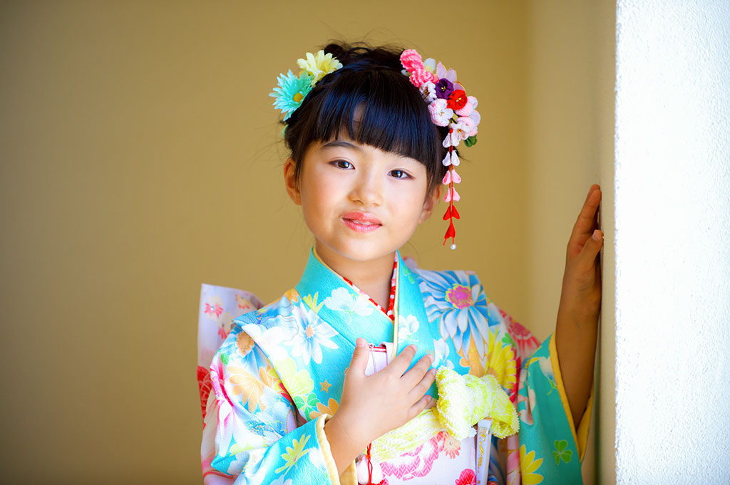 七五三撮影サンプル7才女の子